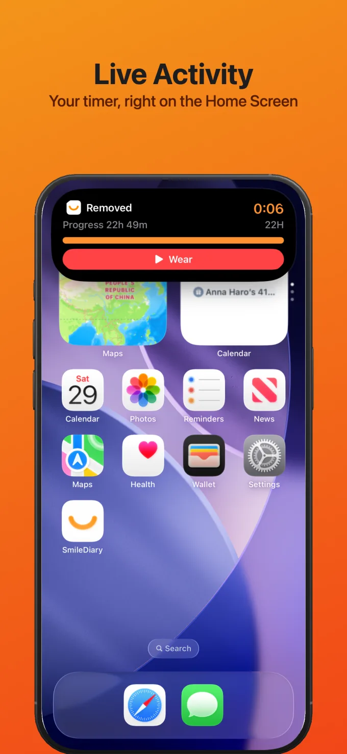 Live Activity - Your timer, right on the Home Screen