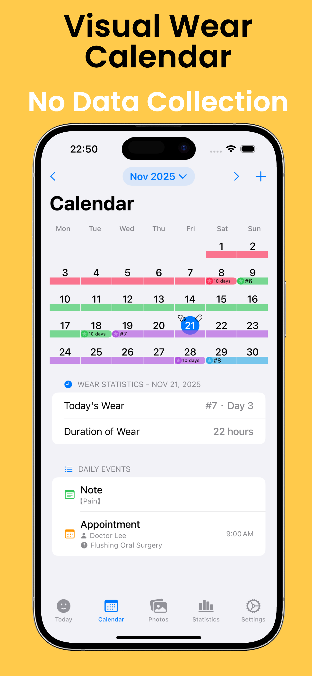 App Screenshot 2 - Calendar